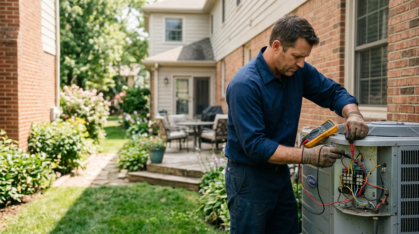 HVAC technician working near Olney Springs, CO